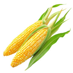 Obraz premium Corn object isolated on transparent png.