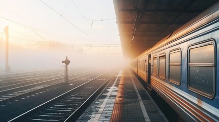 train on the railway