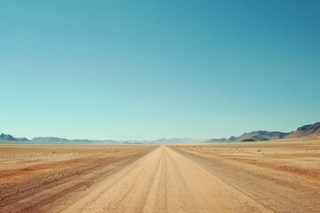 Fototapeta premium Desert Road Vanishing Point