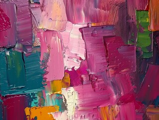 Abstract Brush Strokes: Art in Motion