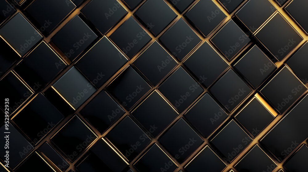 Wall mural metal grid background