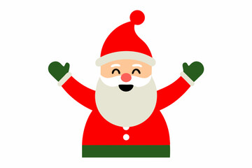 Christmas Santa Claus vector art illustration