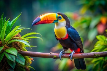 Colorful toucan