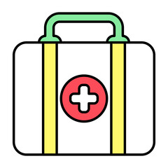 Vector icon illustration of healthcare concept. Single icon healthcare concept