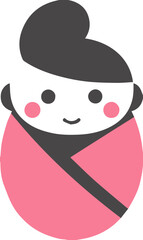 아기와 전통 의상 아이콘, 한국 전통과 어린이 상징