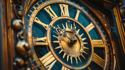Fototapeta premium clock pattern wallpaper
