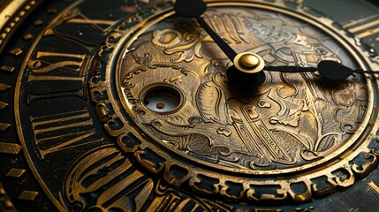 Obraz premium clock pattern wallpaper