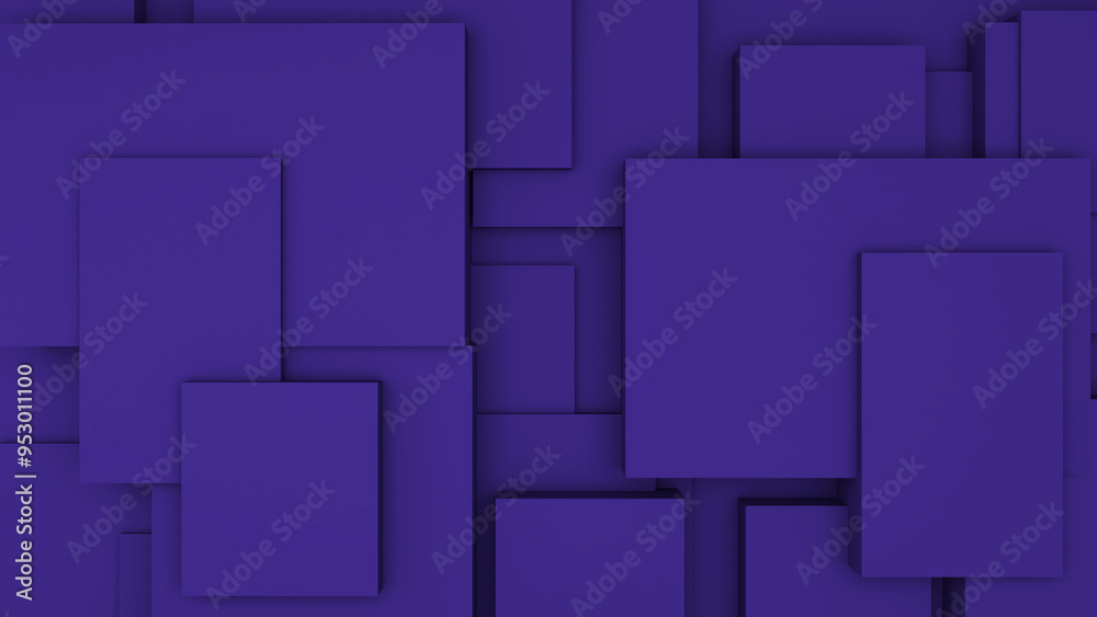 Poster abstract geometric shape background purple square used in graphics or background images to add vario