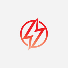 lightning bolt logo. Thunderbolt icon, Flash Thunderbolt Energy Power Logo vector , electric power logo, northern power, energy symbol, electric logo design vector silhouette, 