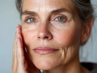 Close-up Portrait of a Woman's Face
