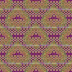 Ethnic abstract ikat art. Aztec ornament print. geometric ethnic pattern seamless color oriental. Design for background ,curtain, carpet, wallpaper, clothing, wrapping, Batik.