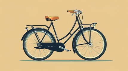 Fototapeta premium vintage bicycle illustration