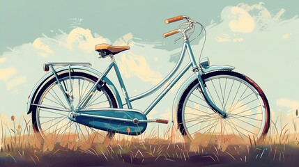 Fototapeta premium vintage bicycle illustration