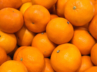 fruit top view concept, freshy orange fruits on top view