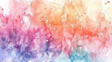 Fototapeta premium watercolour pattern wallpaper