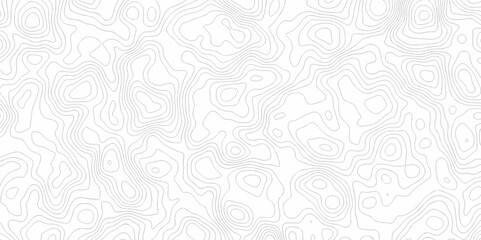 Vector topo map seamless wave topography map pattern grid cartography. diagram black and white geometric carve wave line. abstract landscape topography line wavy texture design background.