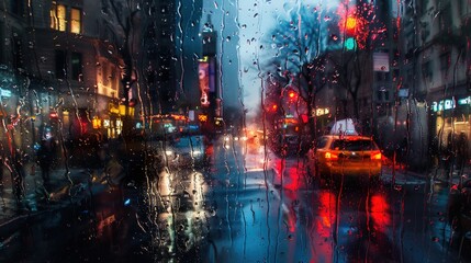 night city pattern wallpaper