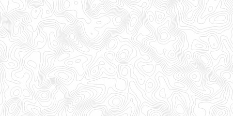 Vector topo map seamless wave topography map pattern camping grid cartography diagram black and white geometric carve wave line. abstract landscape topography line map wavy texture design background.