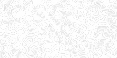 Vector topo map seamless wave topography map pattern camping grid cartography diagram black and white geometric carve wave line. abstract landscape topography line map wavy texture design background.