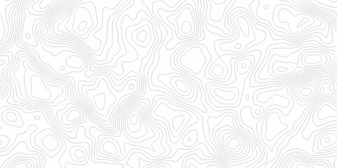 Vector topo map seamless wave topography map pattern camping grid cartography diagram black and white geometric carve wave line. abstract landscape topography line map wavy texture design background.