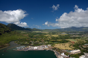 Obraz premium Kauai Hawaii from the Air