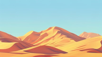Naklejka premium Desert pattern wallpaper