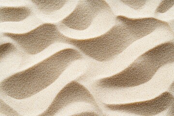 background of beige beach sand with natural pattern, ai