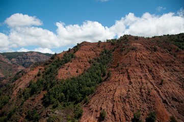 The Na Pali Coast in Kauai Hawaii From the Air