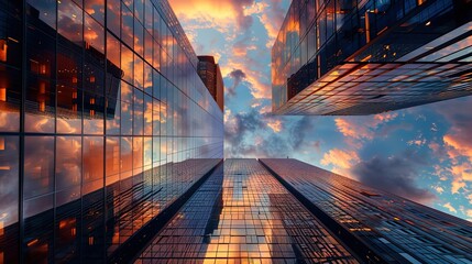 skycraper pattern wallpaper