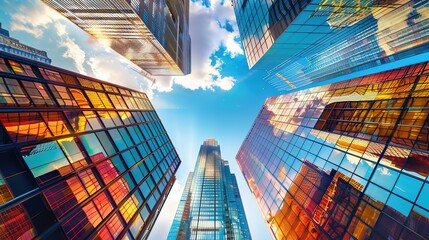 skycraper pattern wallpaper