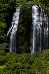 Obraz premium Wailua Falls on Kauai Island in Hawaii