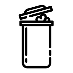 dump in cutline icon