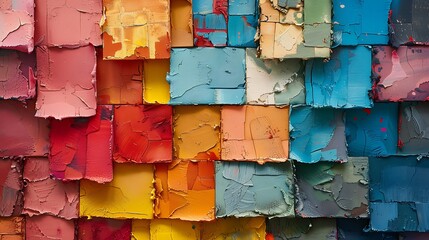 Vibrant color palette swatches, designer's choice, 