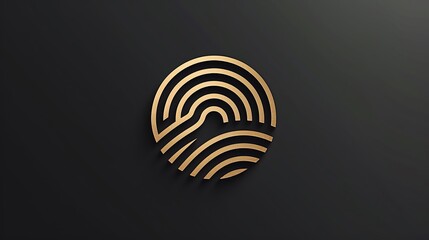 Minimalist logo design, clean lines and shapes, 