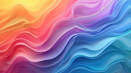 Obraz premium Rainbow pattern wallpaper