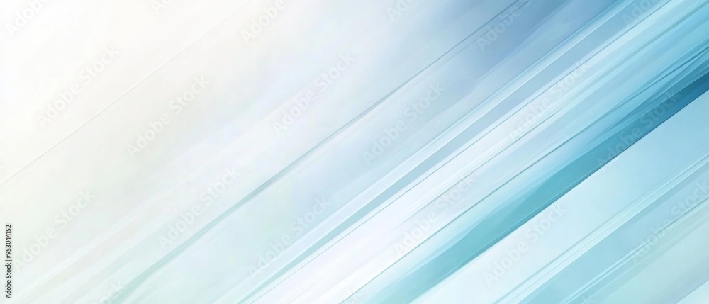 Poster light blue and white diagonal gradient background