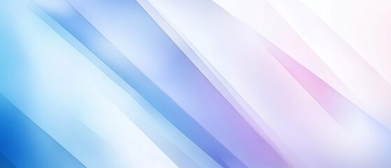 Fototapeta premium Light Blue and White Diagonal Gradient Background