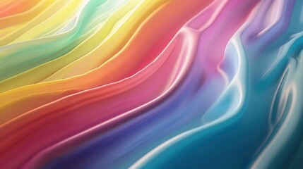 Obraz premium Rainbow pattern wallpaper