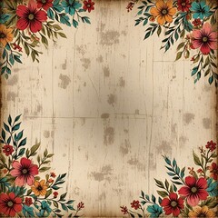 background with flowers