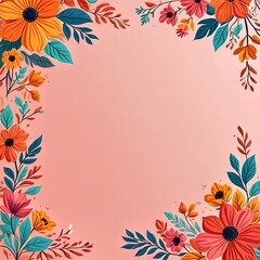 background with flowers