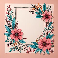 background with flowers