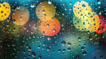 raindrop on window