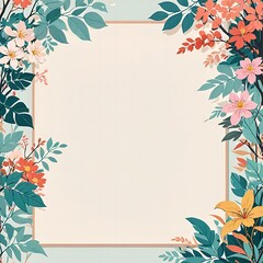 background with flowers
