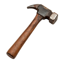 A classic claw hammer.