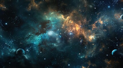 Fototapeta premium space pattern wallpaper