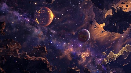 space pattern wallpaper