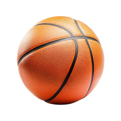 Fototapeta premium A vibrant orange basketball.