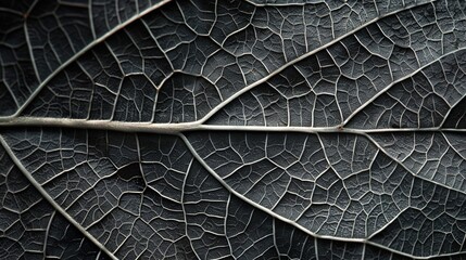 Obraz premium Detailed leaf pattern wallpaper