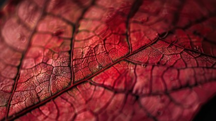 Obraz premium Detailed leaf close up wallpaper