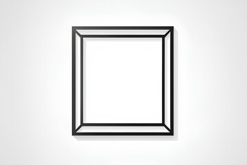 frame on white background, picture frame on white wall, a mock-up frame, an empty frame